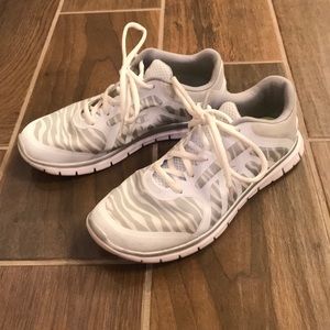 White & Gray Sneakers